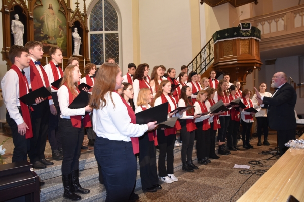 Występ chóru Collegium Iuvenum