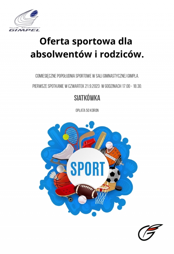 Oferta sportowa dla absolwentow i rodziców