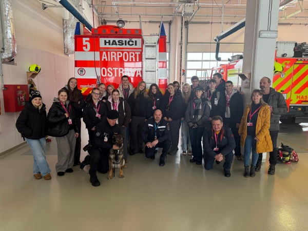 Wycieczka edukacyjna na lotnisko w Ostrawie-Mošnovie